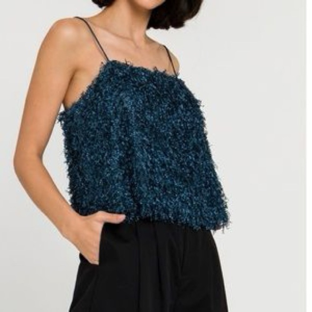 Endless Rose Tank Top Blue